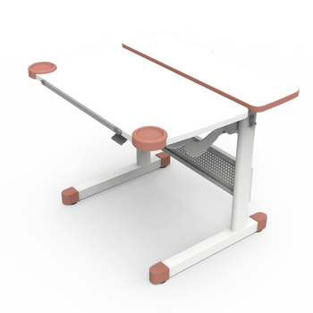 M27 Morandi Pink Ergonomic Kids Desk